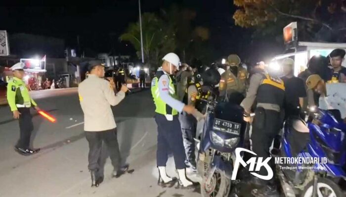 Razia Besar-besaran di Kendari, Polisi Amankan 1 Orang Bawa Badik