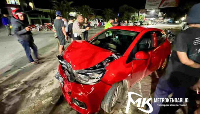 Mabuk Berat, Oknum Polisi di Kendari Ditemukan Tak Sadarkan Diri Usai Tabrakan