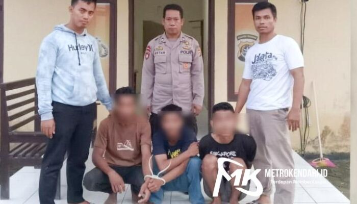 3 Pencuri Besi di PLTU PT DSSP Power Kendari Ditangkap Polisi