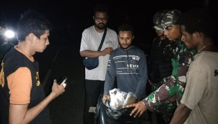 Bawa 1 Kg Ganja, 2 Pria Ditangkap Aparat Gabungan di Perbatasan Papua Nugini