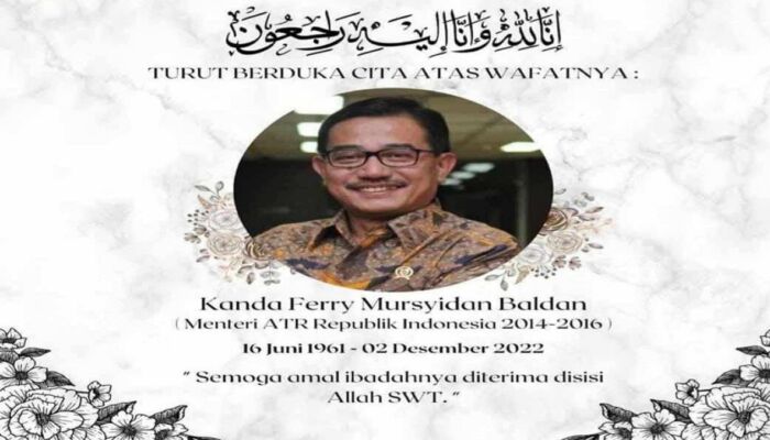 Ditemukan Meninggal Dunia, Ferry Mursyidan Sudah Tidak Bisa Dihubungi Sejak Kamis