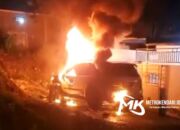 Tragis! Mobil Milik Aktivis Lingkungan di Kendari Ludes Dibakar OTK