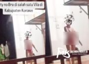 Video Viral Aksi Wanita Joget Setengah Bugil Pinggir Kolam di Vila Konawe Tuai Kritik