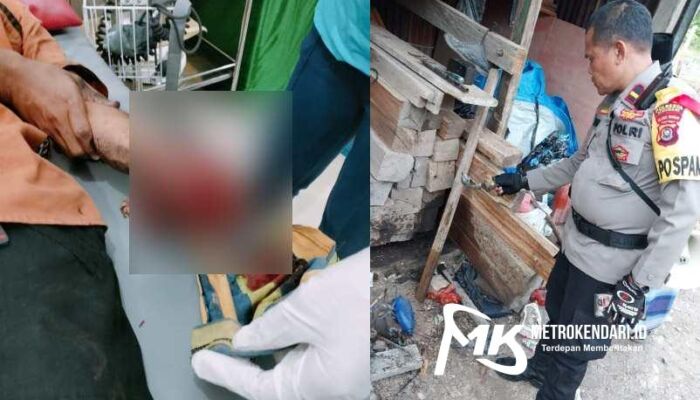 Tangan Seorang Security di Konawe Hancur Akibat Petasan Rakitannya Meledak