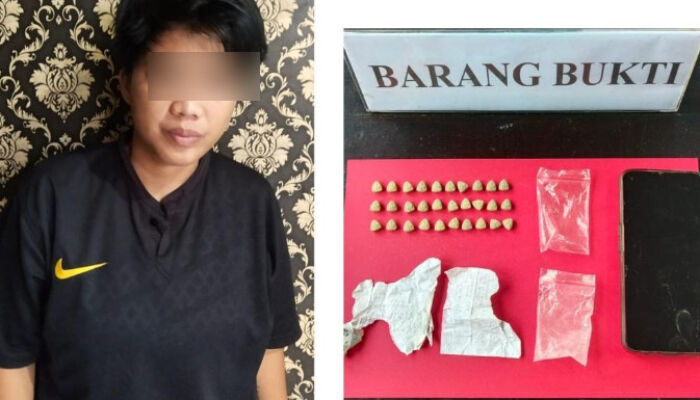 Nekat Jadi Pengedar Pil Ekstasi, Seorang Wanita di Kendari Ditangkap Polisi