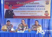 Kunker di Polsek Wiwirano, Kapolres Konut Minta Personel Tingkatkan Kualitas