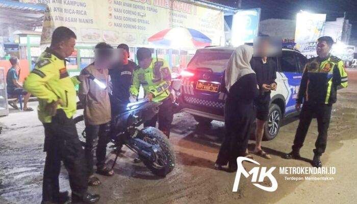 Polisi Tertibkan Aksi Balap Liar dan Motor Berknalpot Bogar di Konawe