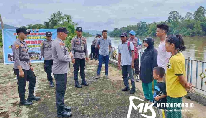 Operasi Bina Karuna Anoa, Polres Konut Imbau Warga Waspada Karhutla dan Banjir