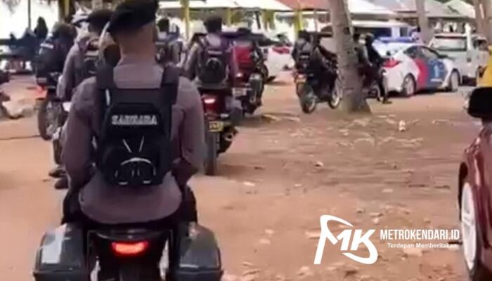 Ratusan Polisi Dikerahkan Amankan Pantai Toronipa Pasca Terjadi Tawuran