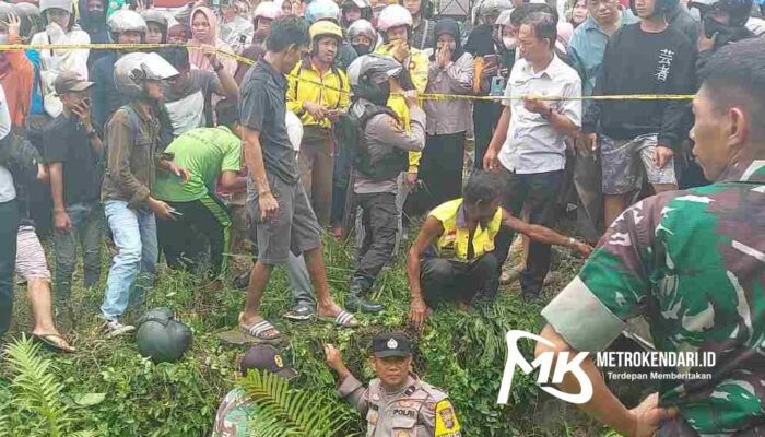 BREAKING NEWS: Penemuan Mayat Kondisi Membusuk di Got Jalan Bypass Kendari