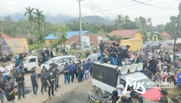 PT Antam Didemo Ratusan Warga di Konawe Utara