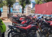 Puluhan Motor Balap Liar yang Resahkan Warga Kendari Diamankan Polisi