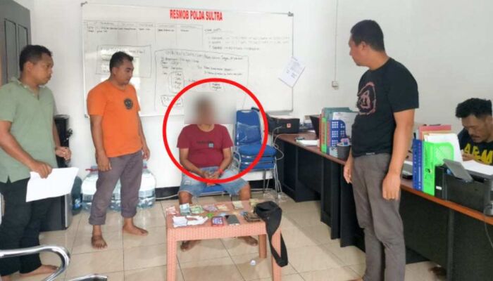 Seorang Bandar Judi Togel di Kendari Ditangkap Polisi