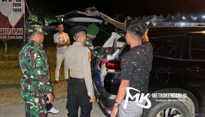 Personel TNI-Polri di Koltim Intens Gelar Razia Cegah Kejahatan di Bulan Ramadhan