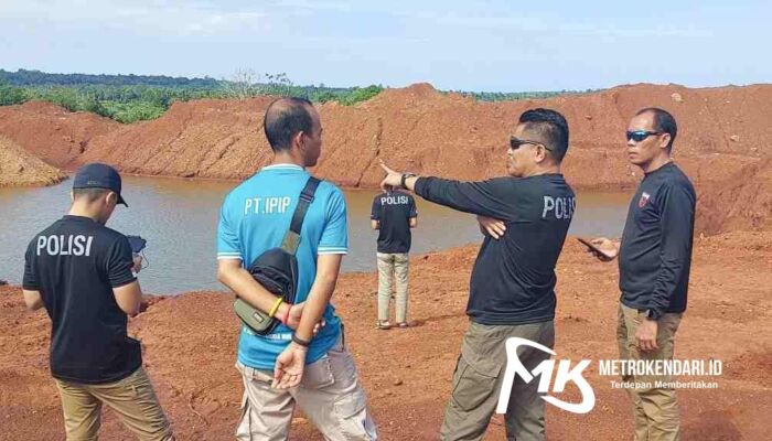 Gerak Cepat Tanggapi Informasi Ilegal Mining di Pomalaa Kolaka, Ditreskrimsus Polda Sultra Turun ke Lokasi