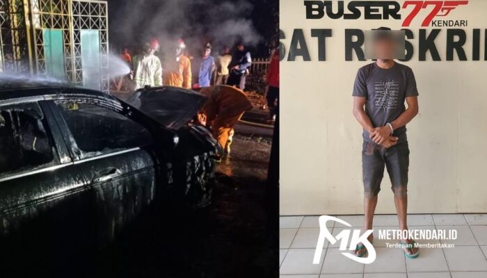 Pria di Kendari Bakar Mobil Majikan Tempat Istri Bekerja, Motif Diduga Soal Perselingkuhan