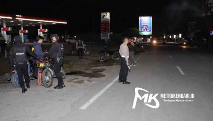 Tertibkan Balap Liar dan Knalpot Bogar, Polisi Gencar Patroli di Kendari