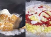 Bukan Topping, Netizen Ini Justru Masak Mie Instan Dicampur dengan Es Krim