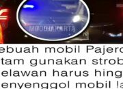 Viral! Sebuah Mobil Dinas di Yogya Ugal-Ugalan Hingga Lawan Arus dan Hampir Senggol Pengguna Jalan