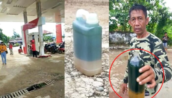 Viral Video Warga Temukan Pertalite Tercampur Air di SPBU Konut