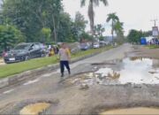 Kerap Macet Parah di Depan SPBU Martandu, Polresta Kendari Rekayasa Lalu Lintas