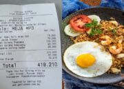 Viral! Pesan Nasi Goreng dan Indomie di Kafe, Pria Ini Terkejut Karena Harganya Rp 400 Ribu