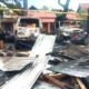 Bengkel Mobil Terbakar