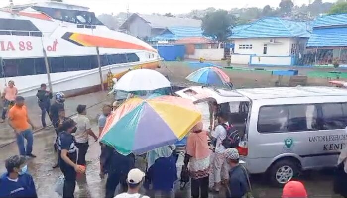 Seorang Penumpang Asal Raha Meninggal Dunia di Dalam Kapal Cepat, Diduga Akibat Sesak