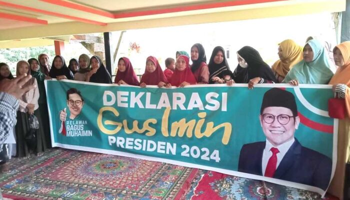 Emak-emak Majelis Taklim di Butur Deklarasi Dukung Muhaimin Iskandar Capres 2024