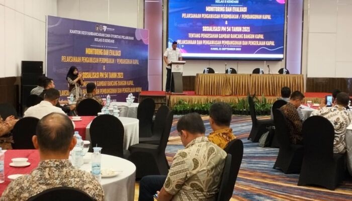 KSOP Kendari Sosialisasi PM 54 Tentang Pengesahan Gambar Rancang Kapal