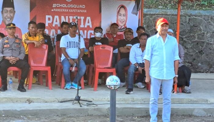 Jalin Silaturahmi, Ishak Ismail Gelar Kejuaraan Futsal di Kelurahan Kandai