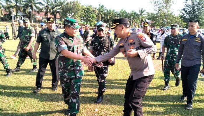 Kapolres Konut Sambut Hangat Kunjungan KSAD Dudung Abdurachman