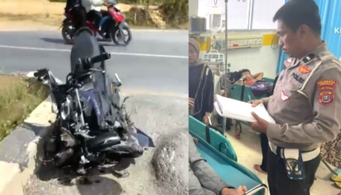 Tragis, Pengendara Motor Tewas Usai Tabrak Mobil di Jalan Boulevard Kendari