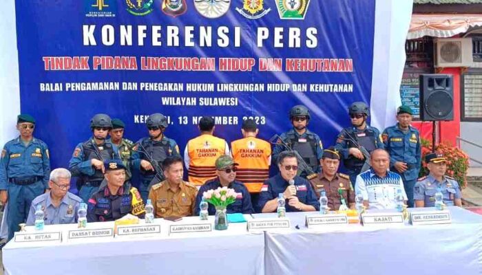 Dua Penambang Ilegal di Kolaka Ditetapkan Tersangka, 17 Alat Berat Disita Petugas