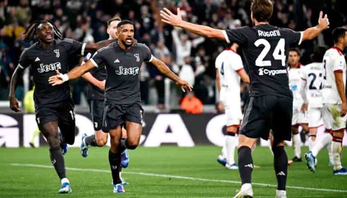 Hasil Liga Italia Serie A, Juventus Tumbangkan Cagliari Skor 2-1