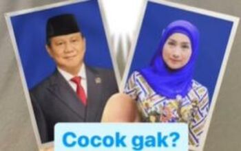 Heboh! Prabowo dan Desy Ratnasari Dinilai Cocok Jadi Pasangan