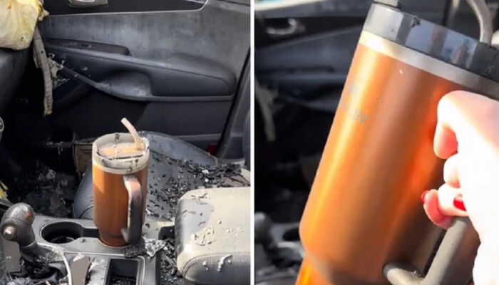 Gegara Perlihatkan Botol Minum Utuh dari Kebakaran, Wanita Ini Dapat Mobil Baru