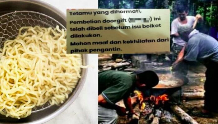 Terlanjur Beli Mie Instan yang Harus Diboikot, Pengantin Ini Minta Maaf