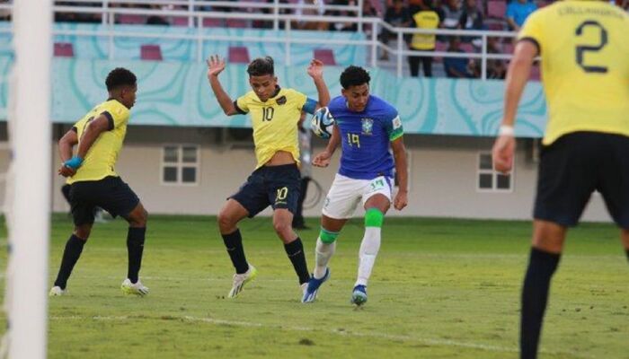 Hasil Piala Dunia U-17: Brasil Lolos ke 8 Basar Usai Kalahkan Ekuador dengan Skor 3-1