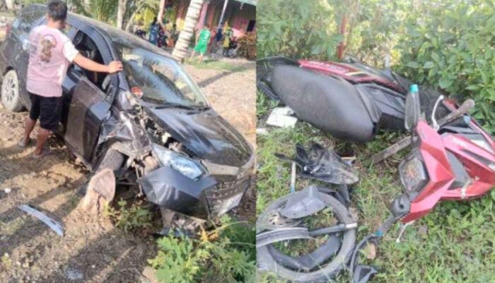 Tabrakan Mobil vs Motor di Koltim, 2 Korban Luka-luka