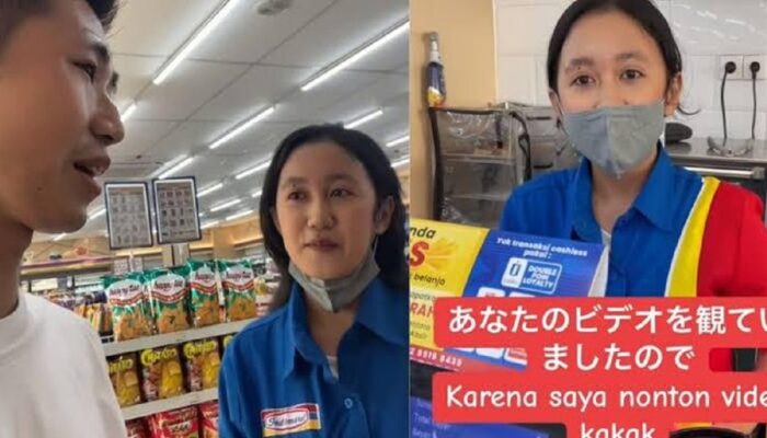 Viral! Sering Nonton Anime, Kasir Indomaret di Purwokerto Ini Jago Bahasa Jepang