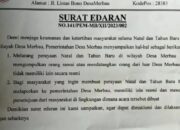 Heboh! Kades di Riau Larang Perayaan Natal dan Tahun Baru