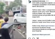 Apes! Naik Sepeda Listrik di Jalan Raya, Bocah Ini Alami Hal Tak Terduga