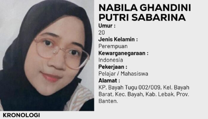 Sempat Dinyatakan Hilang, Nabila Mahasiswi UII Akhirnya Berhasil Ditemukan