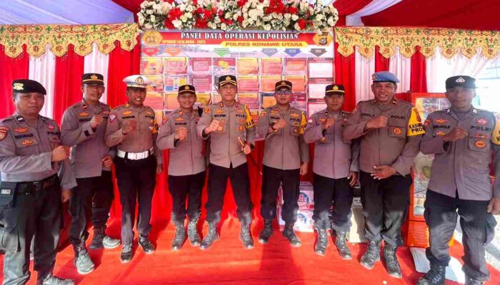 Jamin Keamanan Selama Nataru, Polres Konut Siagakan 6 Titik Pos PAM