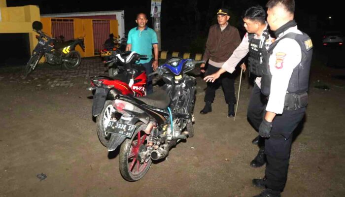 Gelar Patroli, Polresta Kendari Bubarkan Aksi Balap Liar Dan Pesta Miras Anak di Bawah Umur