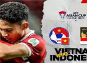 Jadwal Pertandingan Piala Asia Malam Ini: Vietnam Vs Indonesia