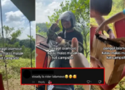 Viral! Pengantar Makanan Ini Nekat Antar Pesanan ke Bumi Perkemahan