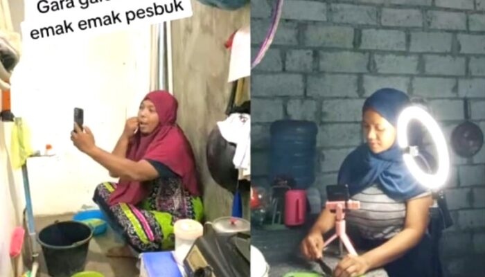 Viral, Kaum Emak-emak di Sultra Mendadak Ngonten di facebook Demi Cuan