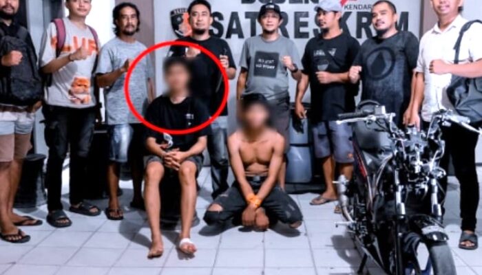 Ketua Geng Pelaku Pembusuran yang Resahkan Warga Kendari Diringkus Buser 77